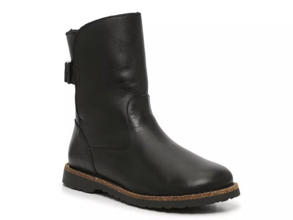 Uppsala Shearling Boot Black Leather