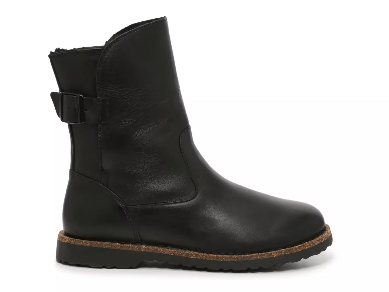 Uppsala Shearling Boot Black Leather