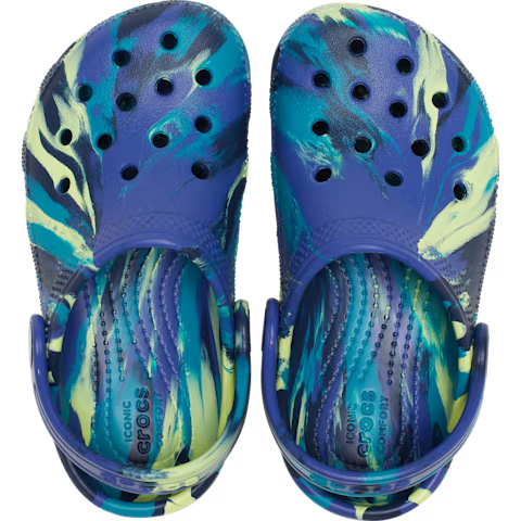 Crocs Kids Classic Marbled Clog