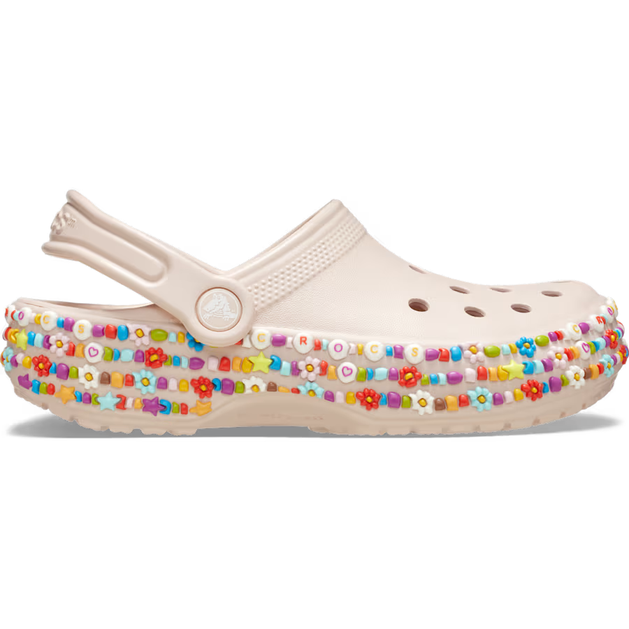Crocs Kids' Classic Beaded Band Clog