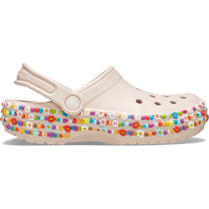 Crocs Kids' Classic Beaded Band Clog