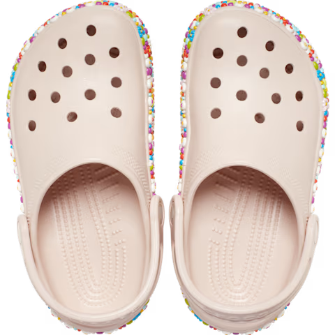 Crocs Kids' Classic Beaded Band Clog