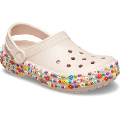 Crocs Kids' Classic Beaded Band Clog