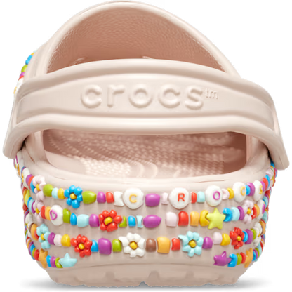 Crocs Kids' Classic Beaded Band Clog