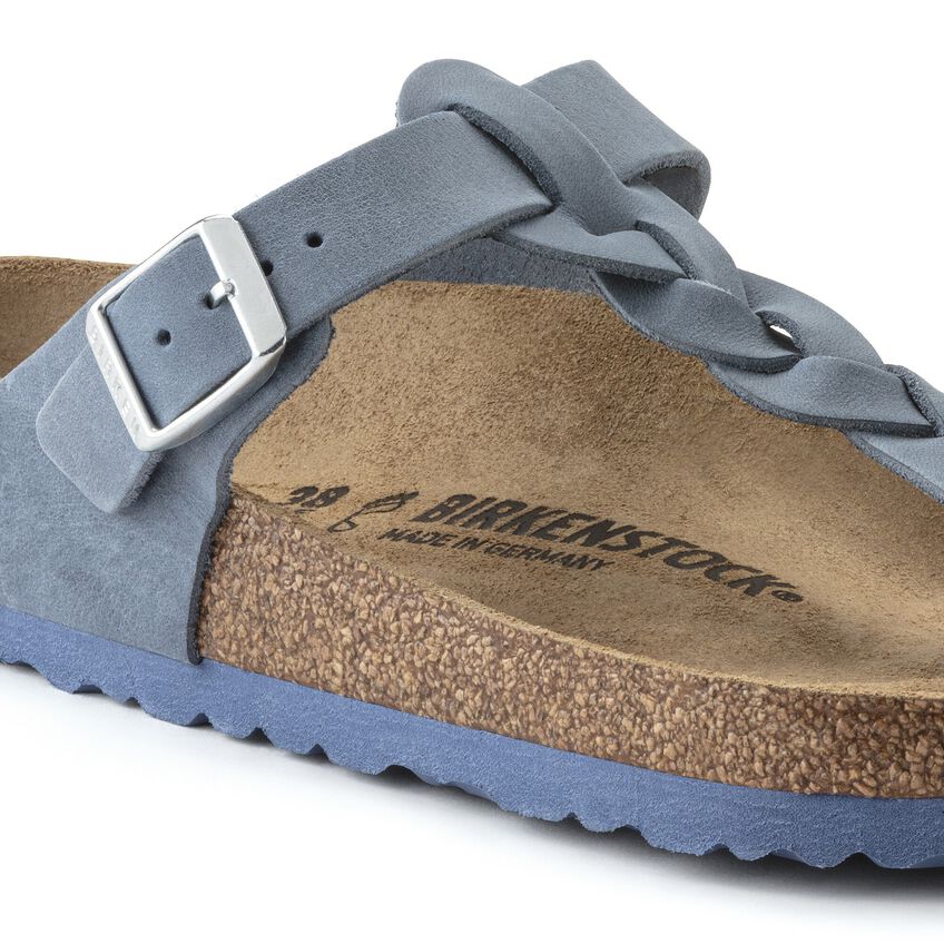 BIRKENSTOCK Women's Gizeh Braided Leather Regular/Wide