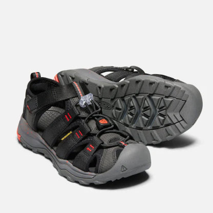 Black/Firey Red