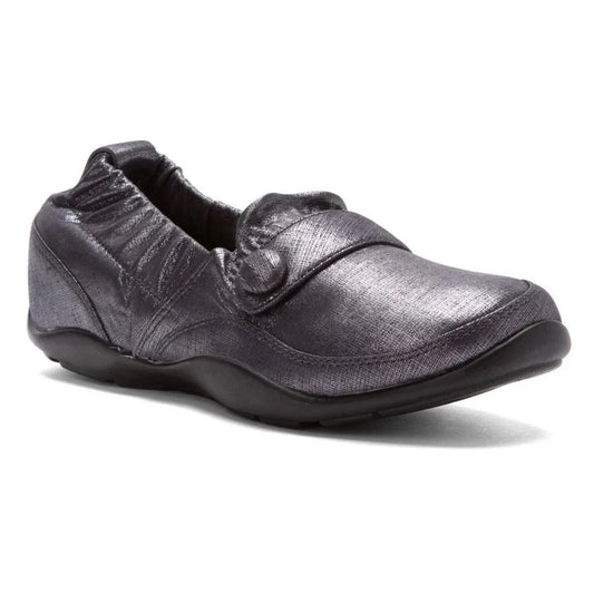 Pewter Shimmer Suede