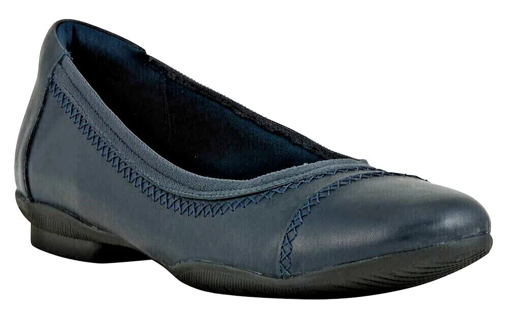 Navy Leather