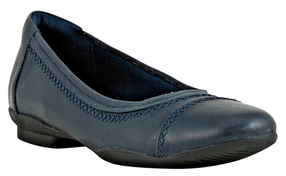 Navy Leather