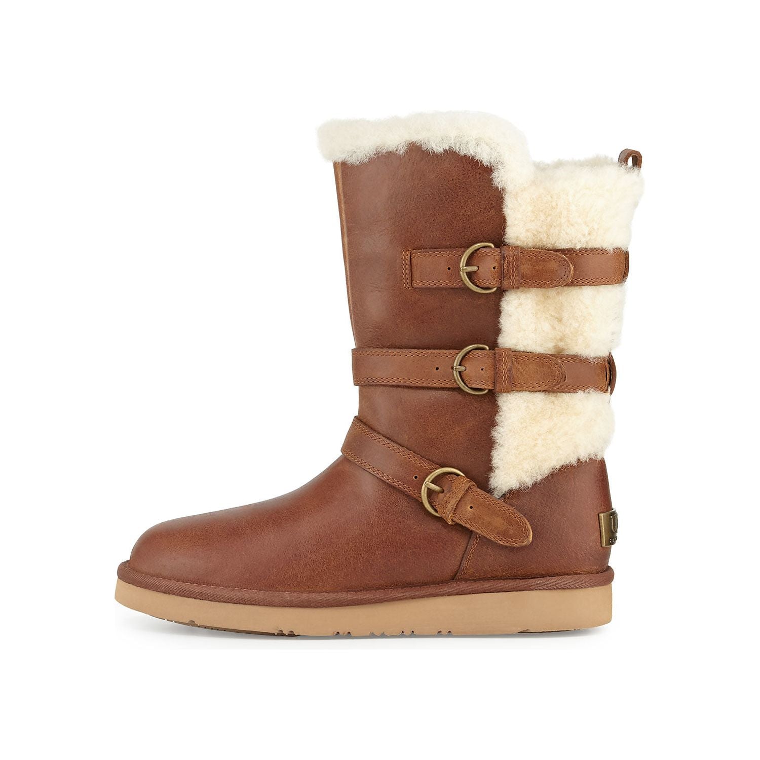 Leather shop uggs womens